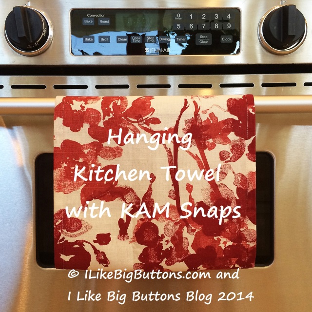 Kitchen Towel with KAM Snaps title pic 2