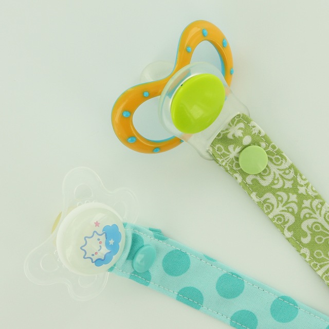 Fabric Pacifier Clip with MAM O Ring pic 19